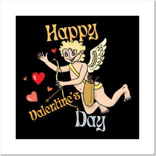 valentines day funny cupid goofy popular trends Posters and Art